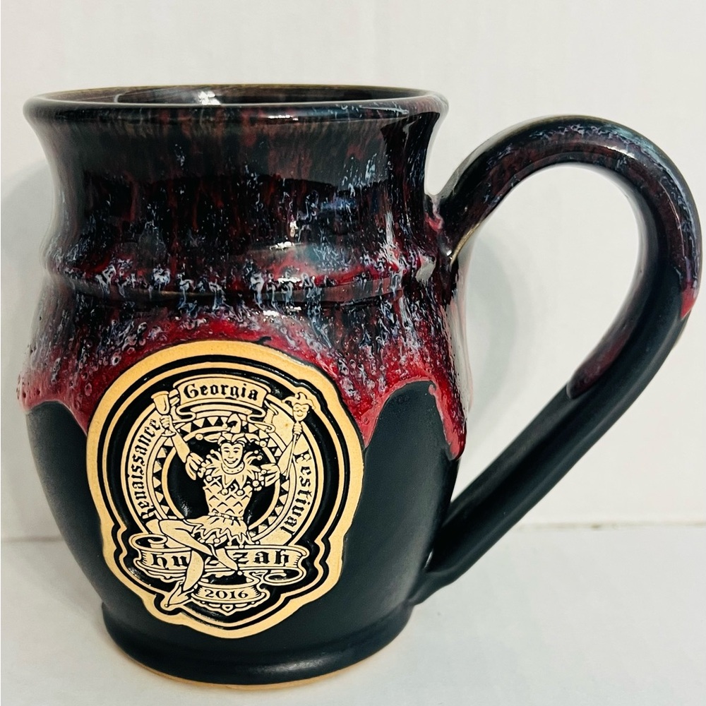 Grey Fox Pottery 2016 Georgia Renaissance Festival Handmade Mug